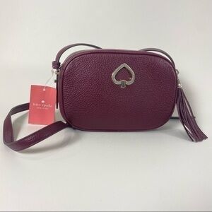 NEW Kate Spade Kourtney Crossbody Camera Bag in Cherrywood